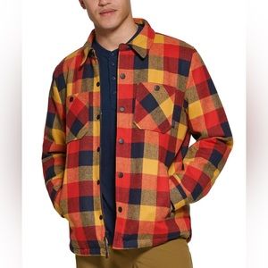 Bass Outdoor Men's Mission Field Sherpa Lined Shirt Jacket